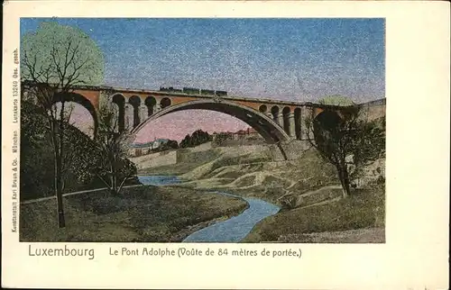 Luxembourg Luxemburg Pont Adolphe
Lunakarte 13249 / Luxembourg /