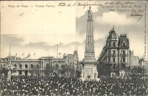 Buenos Aires Plaza de Mayo Fiestas Patrias