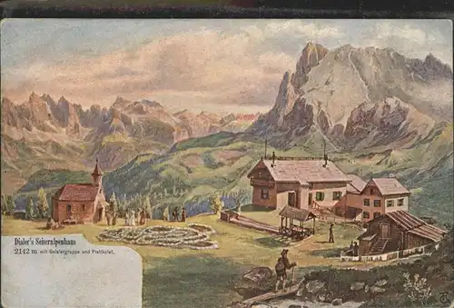 Dolomiten Seiserlapenhaus Dialer&#180;s Geistergruppe
