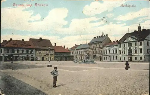 Goerkau Marktplatz Brunnen
