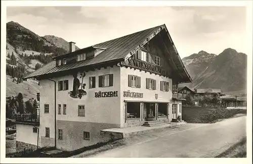wx57727 Hirschegg Kleinwalsertal Vorarlberg Haus Puehringer Kategorie. Mittelberg Alte Ansichtskarten
