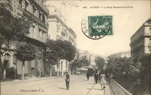 Alger Algerien La Rue Dumont d'Urville / Algier Algerien /