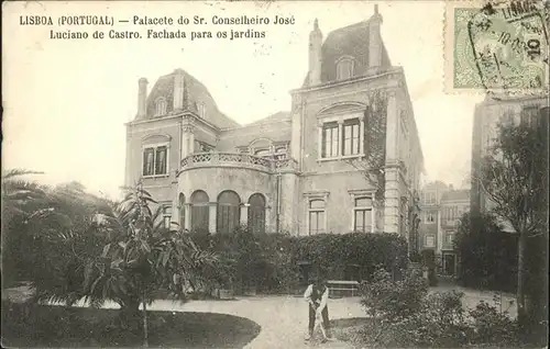 Lisboa Palacete Sr. Conselheiro Jose Luciano de Castro Jardins