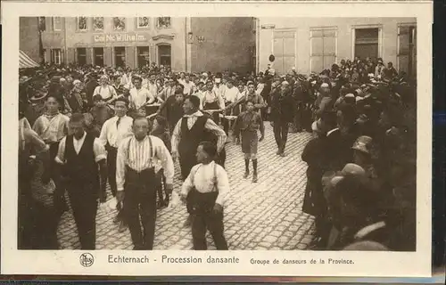 Echternach Procession dansante Groupe de danseurs