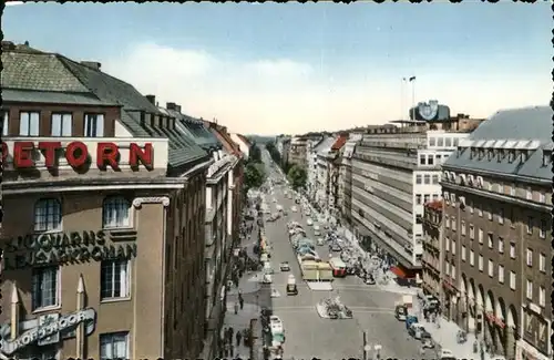 Stockholm Sveavaegen fran Kungsgatan Kat. Stockholm