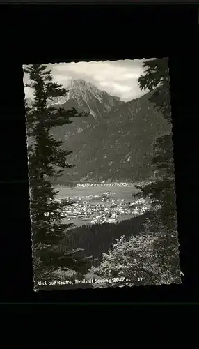 wz01474 Reutte Tirol Panorama Kategorie. Reutte Alte Ansichtskarten