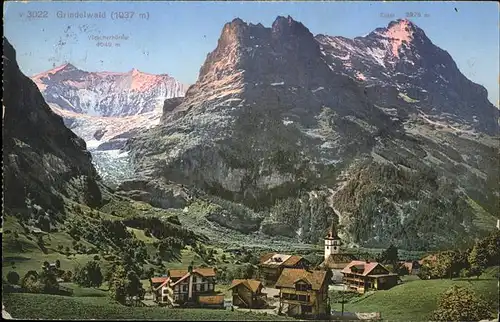 wz01488 Grindelwald Viescherhoerner Kategorie. Grindelwald Alte Ansichtskarten