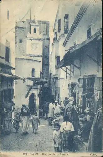Alger Algerien Rue de la Casbah / Algier Algerien /
