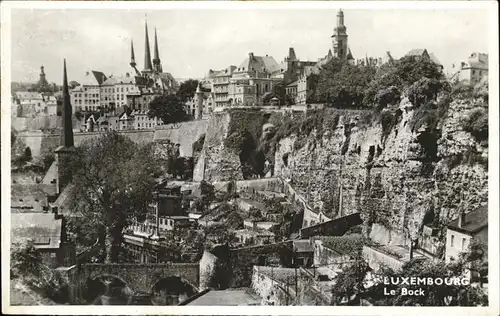 Luxembourg Luxemburg Le Bock / Luxembourg /
