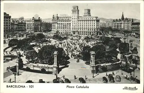 Barcelona Plaza Cataluna Kat. Barcelona