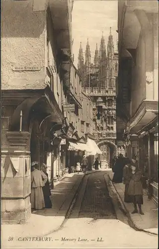 Canterbury Mercery Lane Kat. Canterbury