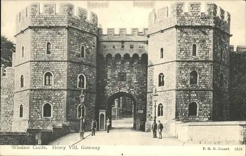 wz02418 Windsor Castle Windsor Castle
Henry VIII. Kategorie. United Kingdom Alte Ansichtskarten