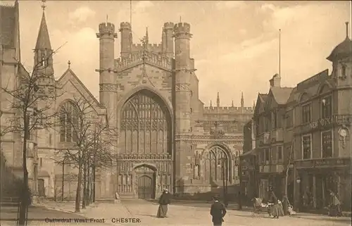 Chester Cheshire Cathedral West Front / Chester /Cheshire CC