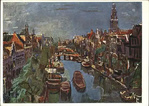 Amsterdam Hafen
O. Kokoschka Kat. Amsterdam