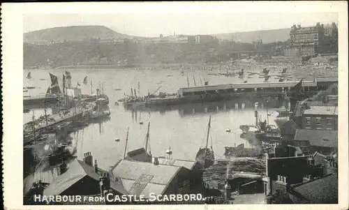 Scarborough UK Harbour Schiff / Scarborough /North Yorkshire CC