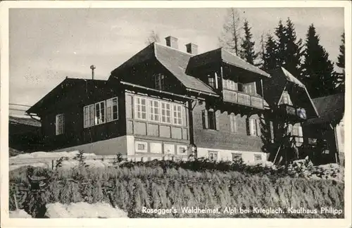 Krieglach Steiermark Roseggers Waldheimat / Krieglach /Muerzzuschlag