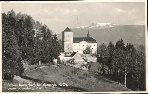 Gloggnitz Niederoesterreich Schloss Kranichberg / Gloggnitz /Niederoesterreich-Sued