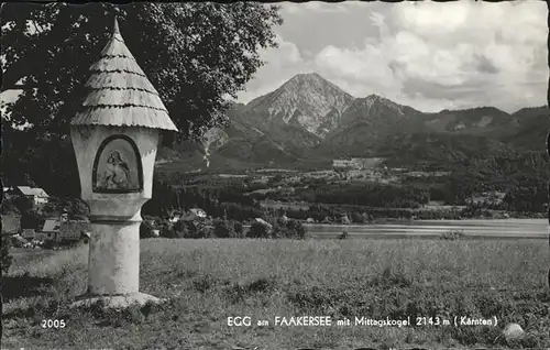 Egg Faakersee Mittagskogel