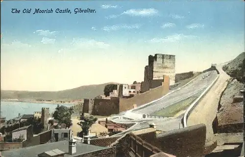 Gibraltar Old Moorish Castle Kat. Gibraltar