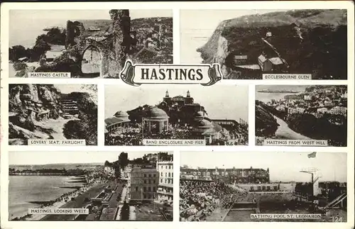 Hastings Castle
Lovers Seat
Band Enclosure Kat. Hastings