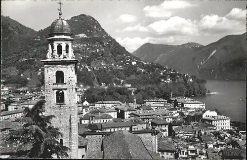 wz03889 Lugano TI Monte Bre
Campanile S. Lorenzo  Kategorie. Lugano Alte Ansichtskarten