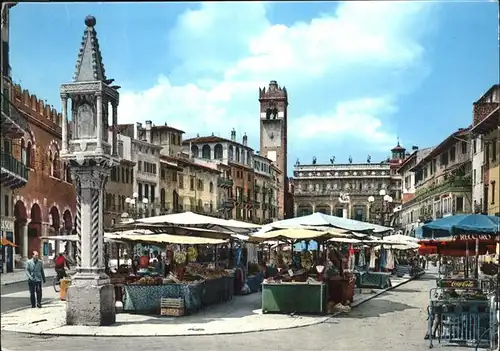 Verona Veneto Piazza delle Erbe Kat. Verona