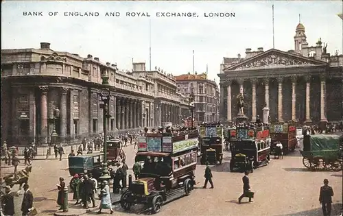 London Bank of England
Royal Exchange Kat. City of London
