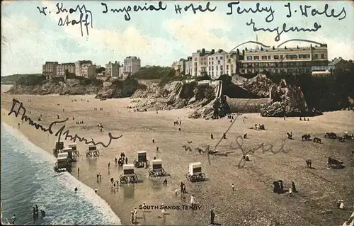 Tenby South Sands Kat. Pembrokeshire