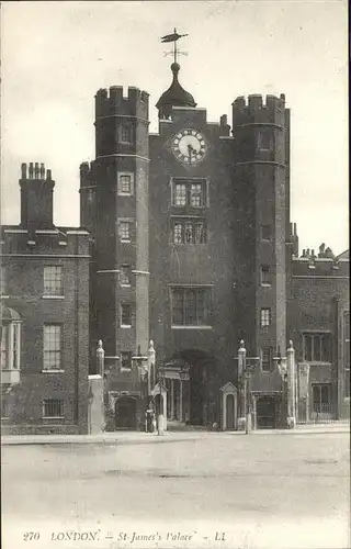 London Saint James Palace Kat. City of London