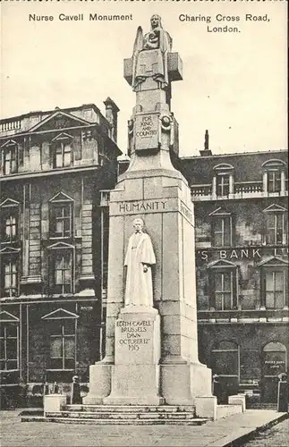 London Nurse Cavell Monument Kat. City of London