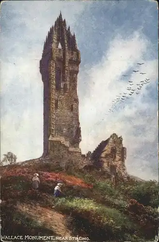 Stirling Wallace Monument
Oilette Postcard 6157 Kat. Stirling