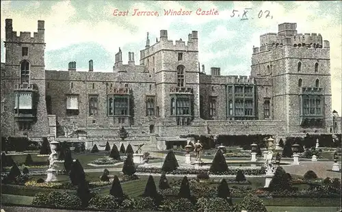 wz05652 Windsor Castle East Terrace Kategorie. United Kingdom Alte Ansichtskarten