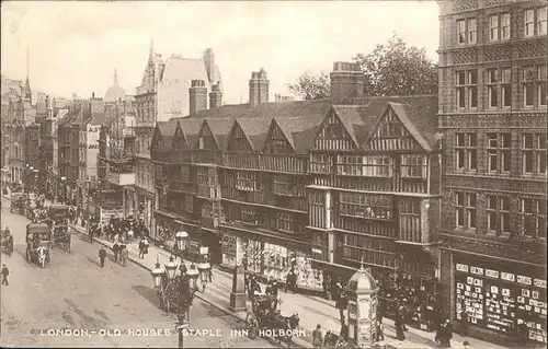 London Old House Staple
Holborn Kat. City of London