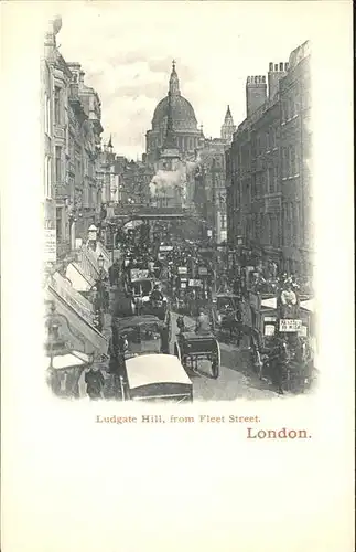 London Ludgate Hill
Fleet Street Kat. City of London