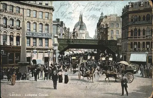 London Ludgate Circus Kat. City of London