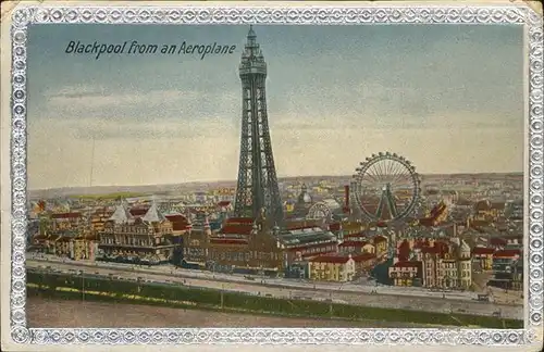 Blackpool Flugansicht Kat. Blackpool