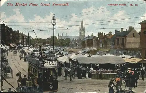 Great Yarmouth Marktplatz Kat. Great Yarmouth