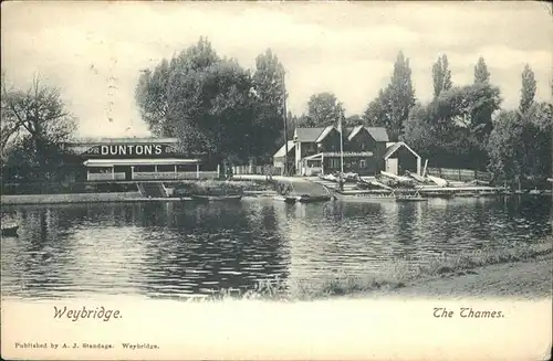 Weybridge Elmbridge Thames Kat. Elmbridge