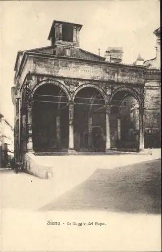 Siena Loggia del Pape Kat. Siena