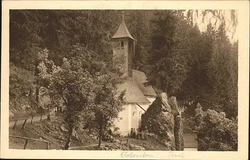 Klobenstein Koessen Kirche / Koessen /Tiroler Unterland