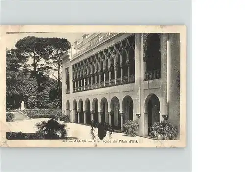 Alger Algerien Facade de Palais d`ete / Algier Algerien /