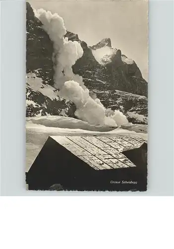 Grosse Scheidegg Wetterhornlawine Kat. Scheidegg Grosse