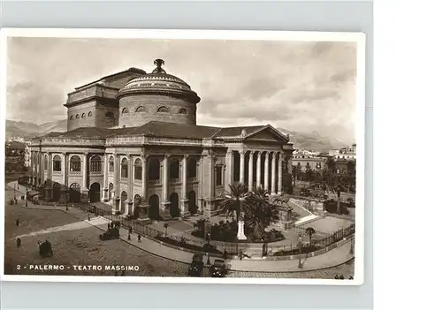 Palermo Sicilia Teatro Massimo Kat. Palermo