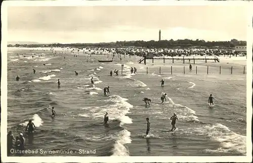 Swinemuende Strand Ostseebad Kat. Swinoujscie