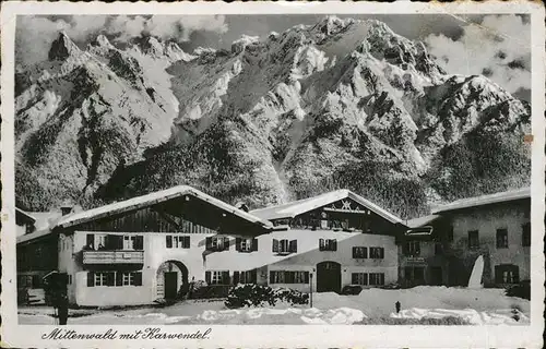 Mittenwald Karwendel Tirol Karwendel, Winter / Schwaz /Tiroler Unterland