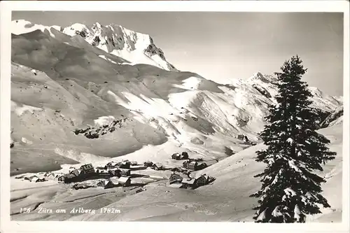 Zuers Arlberg Winter Schnee Kat. Lech