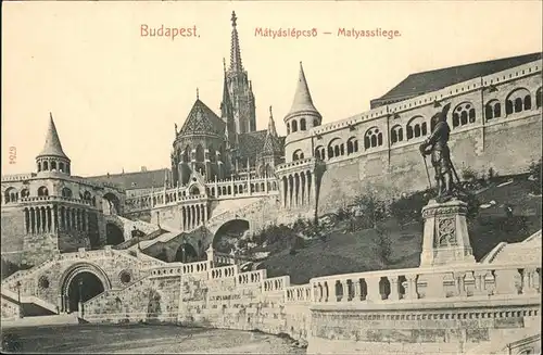 Budapest Matyasstiege Kat. Budapest