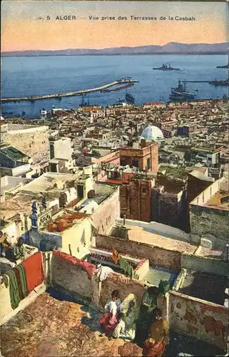 Alger Algerien Casbah Schiff / Algier Algerien /