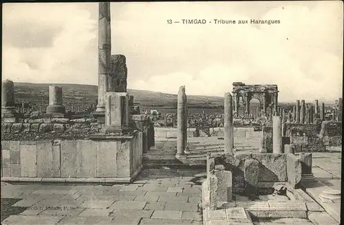 Timgad Tribune aux Harangues