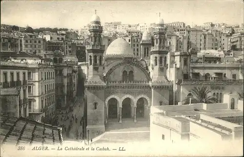 Alger Algerien Cathedrale et la Casbah / Algier Algerien /